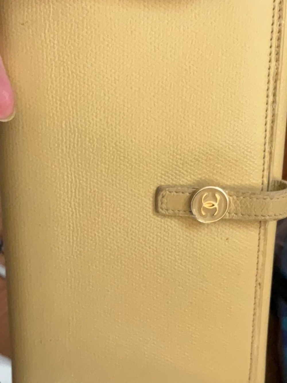 Beautiful used Lux Chanel wallet, 3500 retail with ID card